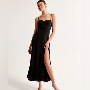 Abercrombie & Fitch Camille black maxi dress like new